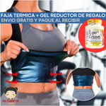 FAJA TERMICA REDUCTORA + GEL REDUCTOR (ENVIO GRATIS)